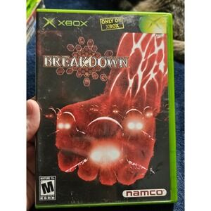 Breakdown Original Xbox Namco 2004 Microsoft First Person Action Sci-Fi CIB